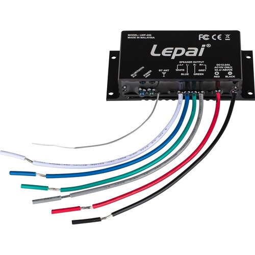 Lepai LWP-250 Outdoor/Marine Mini Amplifier with Mounting Flanges and 5.0 BT