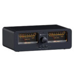 Fosi Audio LC30 Amplifier Speaker Switcher 2-In-2 Out Dual Analog VU Meter - Black