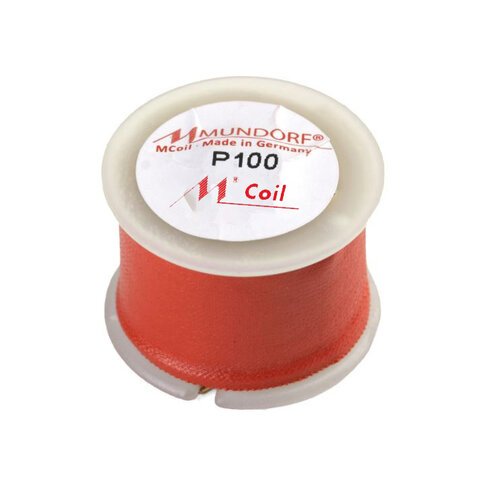 Mundorf P100-0,82 | 0,82 mH | 0,27 Ω | 3% | 18 AWG | MCoil Ferrite PipeCore crossover coil
