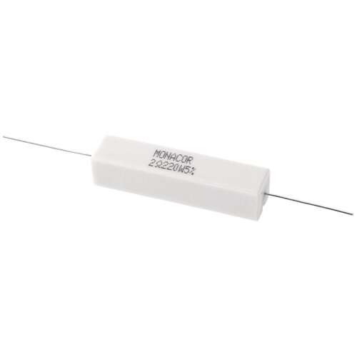 Monacor LSR-18/20 | 1,8 Ω | 20 W | 5% | High-Power Cement Resistor