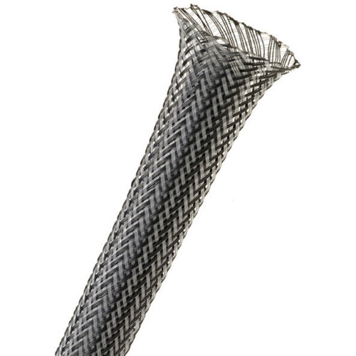 Sideloaded ERP image Techflex 12,7 mm Expandable Sleeving | 7,5 meter | Carbon - Image 1