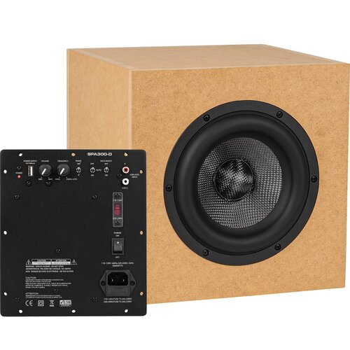 Dayton Audio Powered Epique 7" Mini Subwoofer Kit 300 Watts