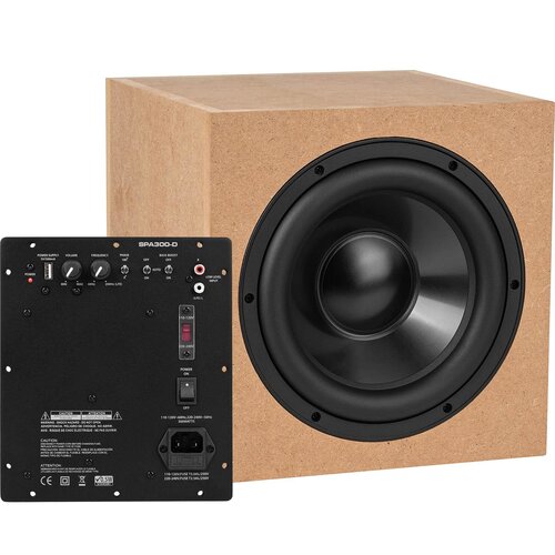 Dayton Audio Powered Reference 8" Mini Subwoofer Kit 300 Watts