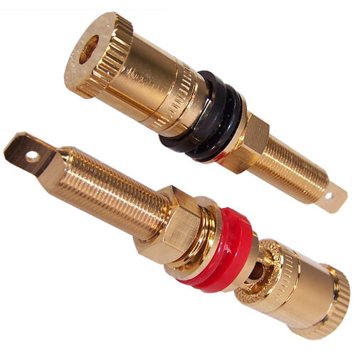 Jantzen Audio 012-0210 Gold Binding Post Pair M9/26