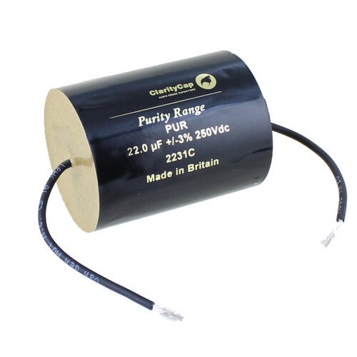 ClarityCap PUR22uH250Vdc | 22 µF | 3% | 250 V | PURITY 250V Capacitor