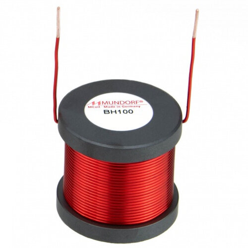 Sideloaded ERP image Mundorf BH100-4,7 | 4,7 mH | 0,34 Ω | 3% | 18 AWG | MCoil Ferrite/Aronit DrumCore Baked Varnish Coil - Image 1