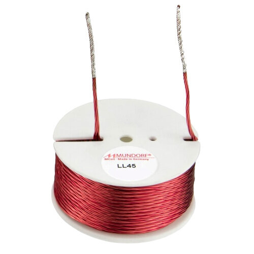 Mundorf LL45-1,8 | 1,8 mH | 0,56 Ω | 2% | 17 AWG | MCoil AirCore Hepta Strand Coil